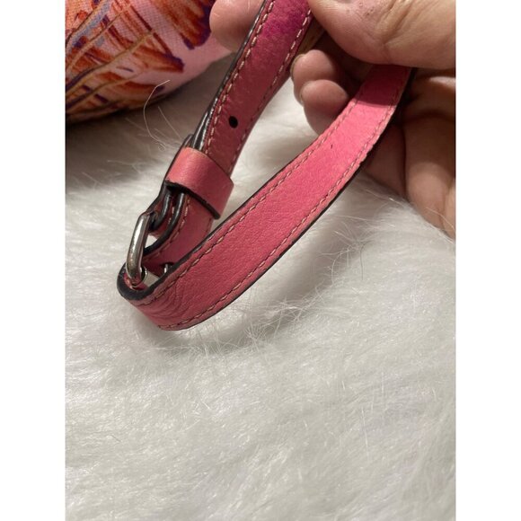 CHICO Tropical Floral Pink Crossbody Bag With Adjustable Strap & Zipper Closure - Picture 3 of 12